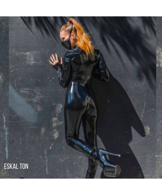 SWEETY VINYL JUMPSUIT