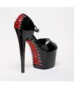 ESCARPINS OUVERTS PLATEFORME CORSET