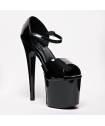 ESCARPINS OUVERTS PLATEFORME CORSET