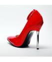 ESCARPIN VINYLE ROUGE