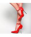 ESCARPIN VINYLE ROUGE