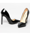 ESCARPINS VINYLE NOIR OU ROUGE