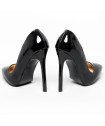 ESCARPINS VINYLE NOIR OU ROUGE