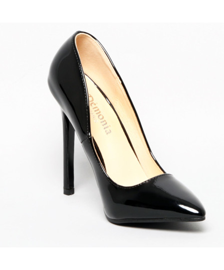 ESCARPINS VINYLE NOIR OU ROUGE
