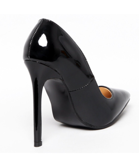 ESCARPINS VINYLE NOIR OU ROUGE