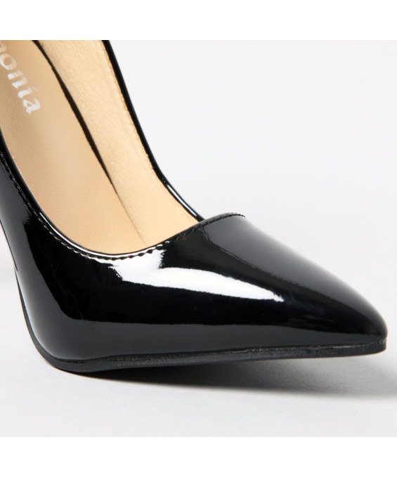 ESCARPINS VINYLE NOIR OU ROUGE