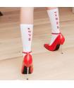 ESCARPIN VINYLE ROUGE