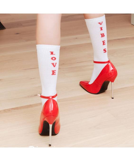 ESCARPIN VINYLE ROUGE