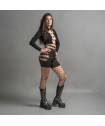 DRAKO-BOTTINES SIMILI BOUCLES MÉTAL
