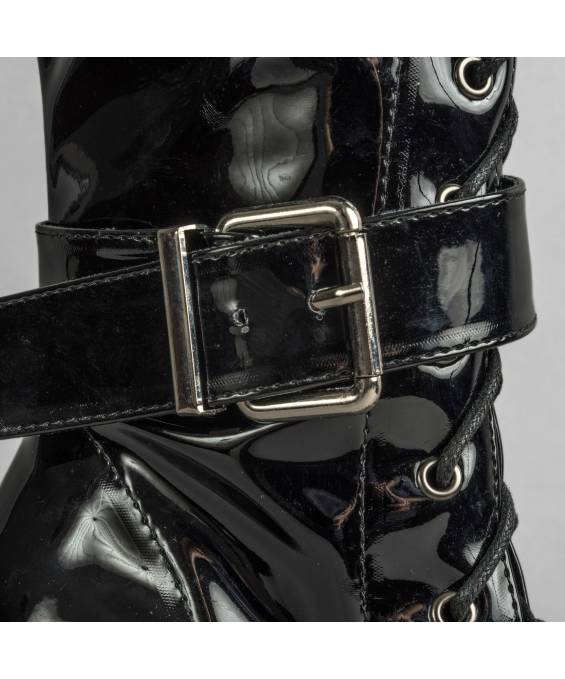HOLY-BOTTINES VINYLE BOUCLES