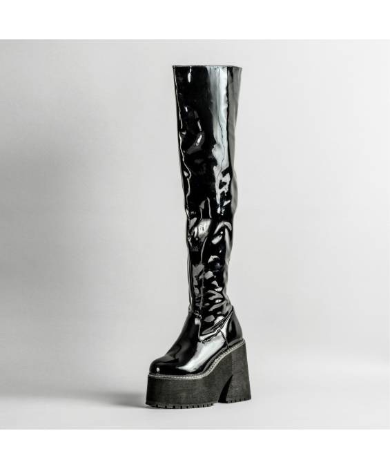 ANIA-BOTTINES VINYLE ZIP T.36