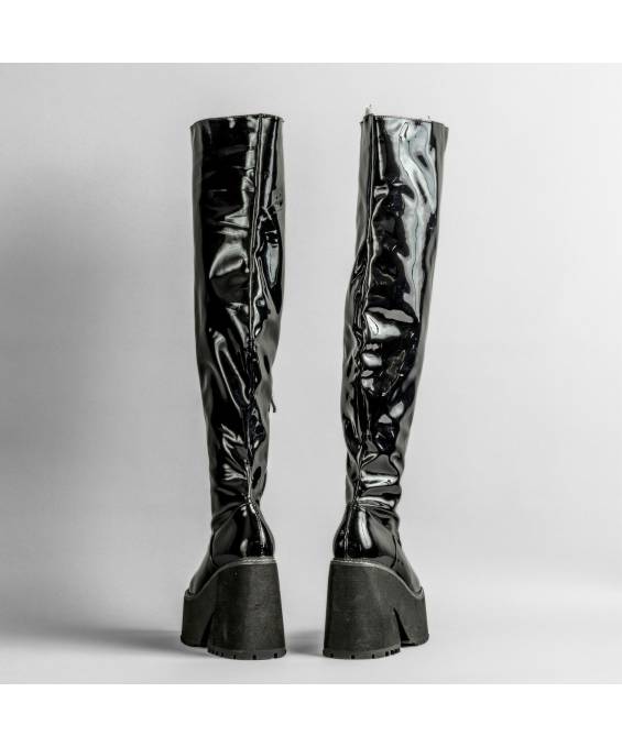 ANIA-BOTTINES VINYLE ZIP T.36