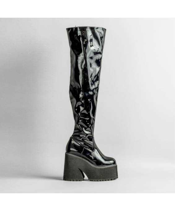 ANIA-BOTTINES VINYLE ZIP T.36
