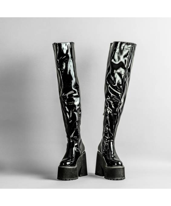 ANIA-BOTTINES VINYLE ZIP T.36