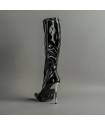 LADY-BOTTINES VINYLES TALON MÉTAL