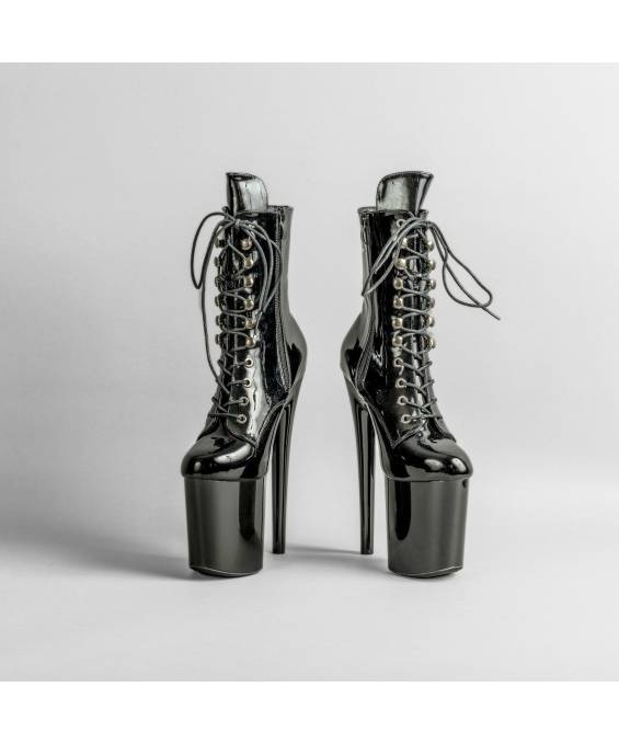 BOTTINES HTE PLATEFORME VINYLE