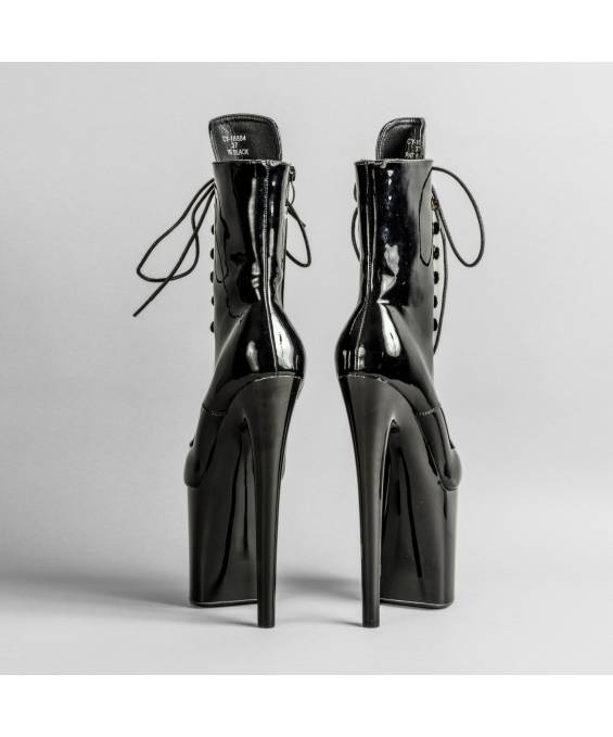 BOTTINES HTE PLATEFORME VINYLE