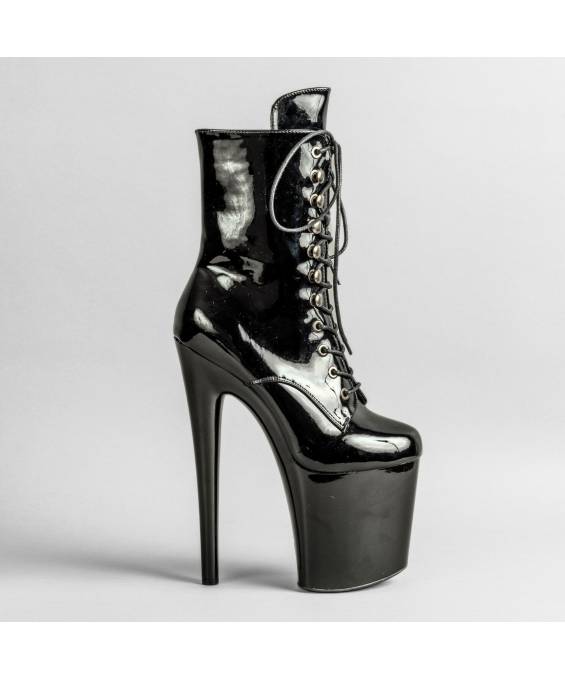 BOTTINES HTE PLATEFORME VINYLE
