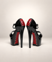 ESCARPINS OUVERTS PLATEFORME CORSET