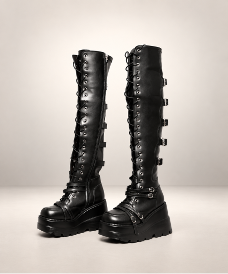 Ophélia Gothic-Stiefel – Demonia-Schuhe
